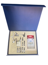 علبة اكسسوارت ماكينة الخياطة مع ابر سنجر (طقم)